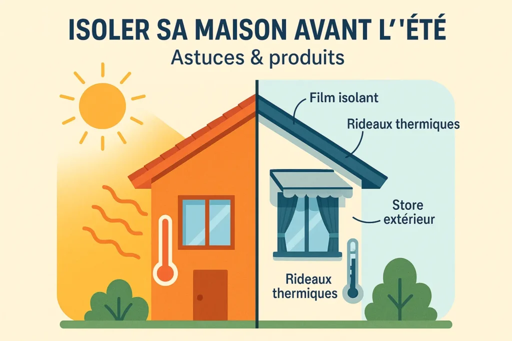 Isolation thermique avant l'été, pour réduire sa facture d'énergie
